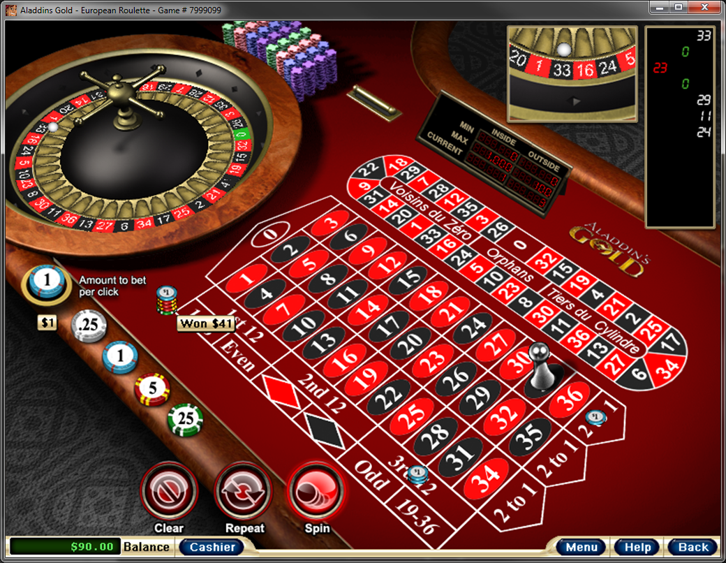 Bovada Online Casino Roulette